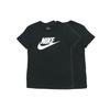 Nike Sportswear Essential Classic Logo Short Sleeve T-Shirt Women Tops Black BV6170-010