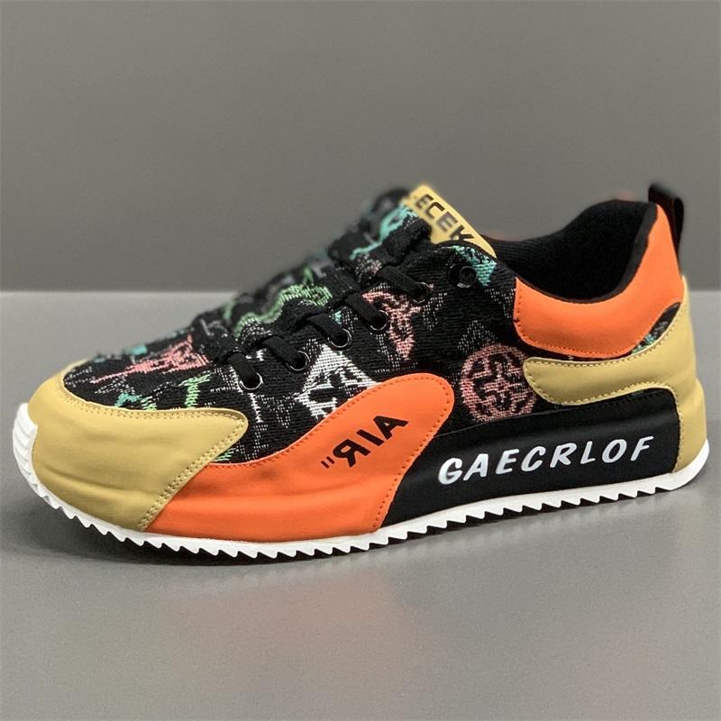 

Мужская повседневная обувь, цветная блочная, повышенная износостойкость, амортизация, мужская обувь, личность, мода, мужская парусиновая обувь 44