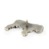 Bulldog, English Bulldog, British Bulldog I  - Silver-plated dog brooch, elegant pin, jacket lapel decoration by Art-Dog brand