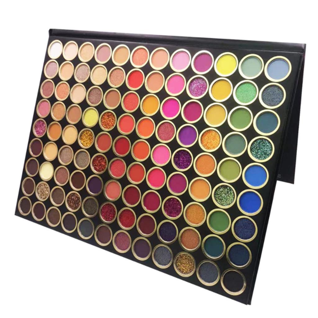 Professional Eyeshadow Matte and Glitter Color Highly Nude Palette Eye Makeup Set 108-Color Palette, Eyeshadow, Pigmented, Waterproof, Long-Lasting
