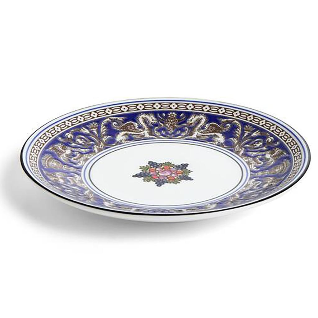 [Officially Imported] Wedgwood Florentine Marine Petit Tray, Small Plate, Approx. 12cm, 1076515