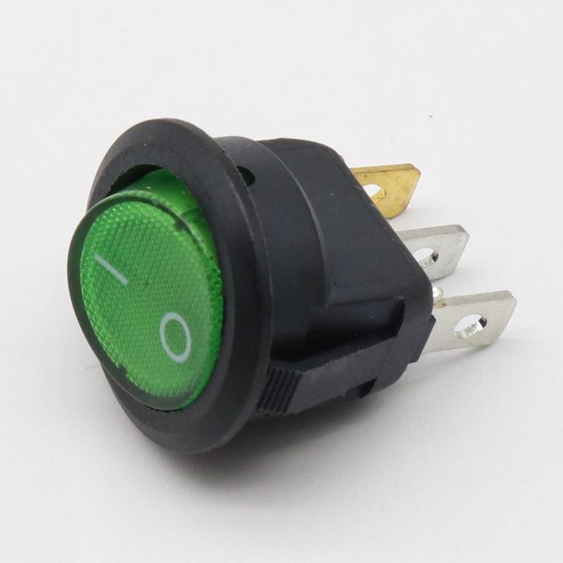 4 Stück Auto 220V Runder Kippschalter Punkt Boot LED-Licht Kippschalter SPST EIN/AUS Top Verkäufe Elektrische Bedienelemente