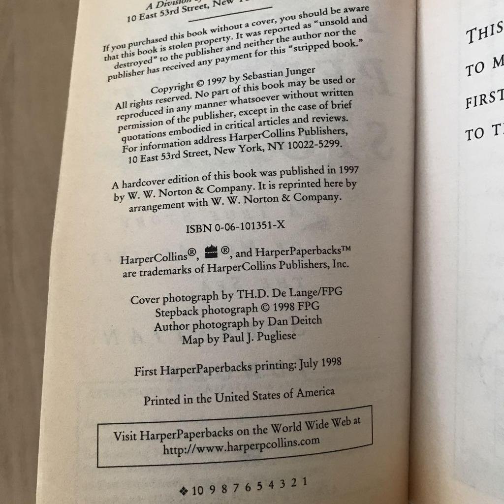 [USED] The Perfect Storm: A True Story …..