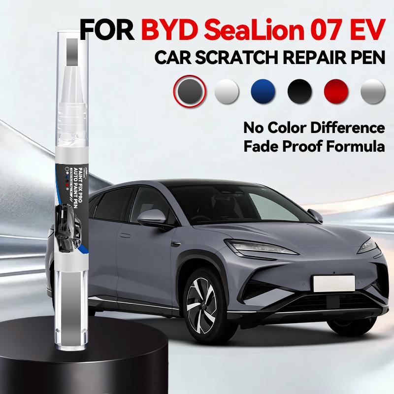 Für BYD Sea Lion 07 EV 2023-2025 D49 Lackreparaturstift Touch-Up Kratzerentferner DIY Autozubehör Schwarz Weiß Grau Lila