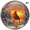Non-Toxic Aurora Christmas Eve Wooden Jigsaw Puzzle Wood Jigsaw For Adult Kids Round Landscape Exclusive Design Festival Gift Toys