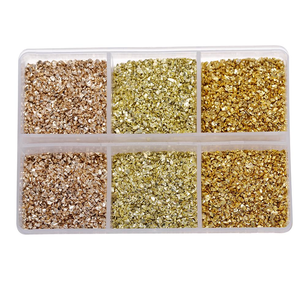 30g/Box Crushed Glass Stones Resin Filling Irregular Broken Stone for DIY Epoxy Resin Mold Crafts Nail Art Decoration Material