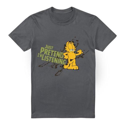 Garfield Mens Just Pretend IÂ´m Listening T-Shirt