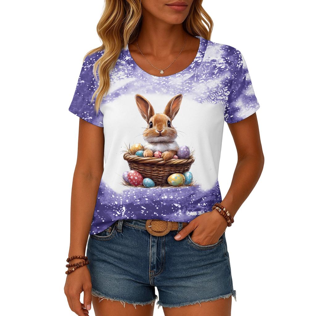Women's T Shirt Tee Print Short Sleeve Daily Weekend Fashion Basic Regular Top  St. Patrick's Day