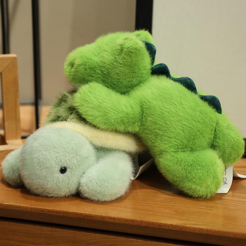 20cm Cartoon Gentle Panda Penguin Elk Hippo Crocodile Turtle Plush Animal Palm Doll Creative Style Adorable Present Home Decor