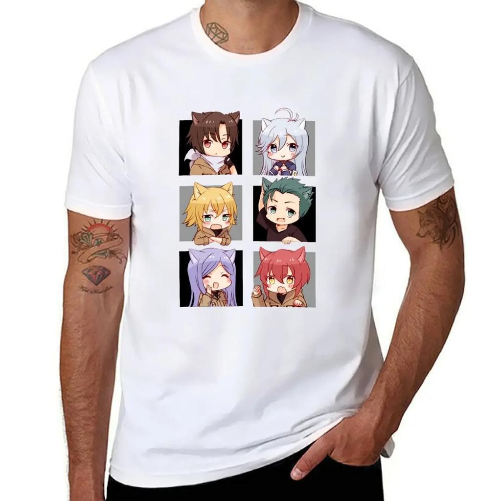 86 Eighty-Six CHARACTERS T-Shirt Graphics Aesthetic Clothes Quick Drying Heavyweight T Shirts for Men