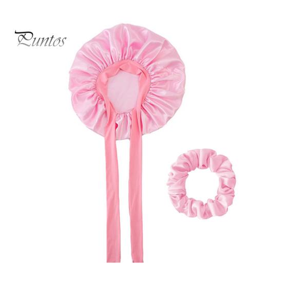 

Женская ночная шапочка из атласа с регулируемой эластичной резинкой для защиты волос, для купания, макияжа, упражнений, шапочка для сна, ночная шапочка для душа