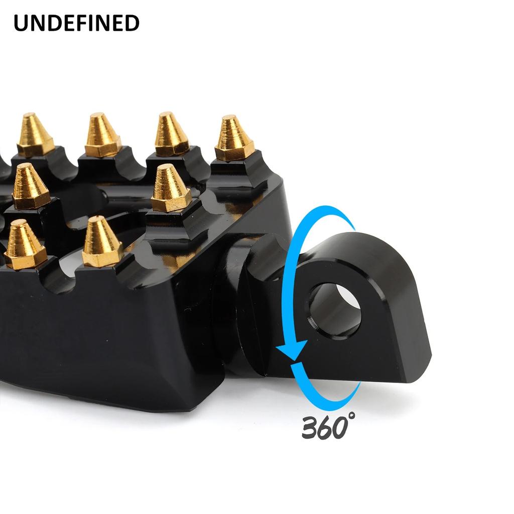 Golden MX Style Foot Pegs Wide Footrests Pedals Gear Shifter Peg For Harley Dyna Fatboy Street Bob Sportster 883 Softail Bobber