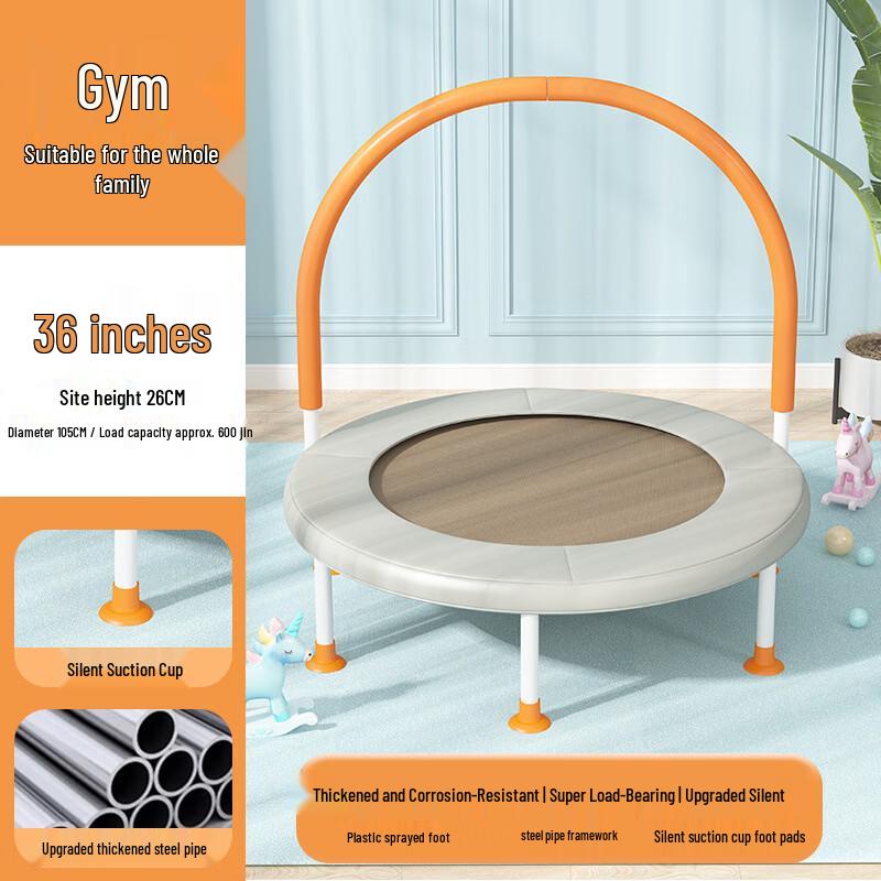Kids Indoor Trampoline with Safety Net