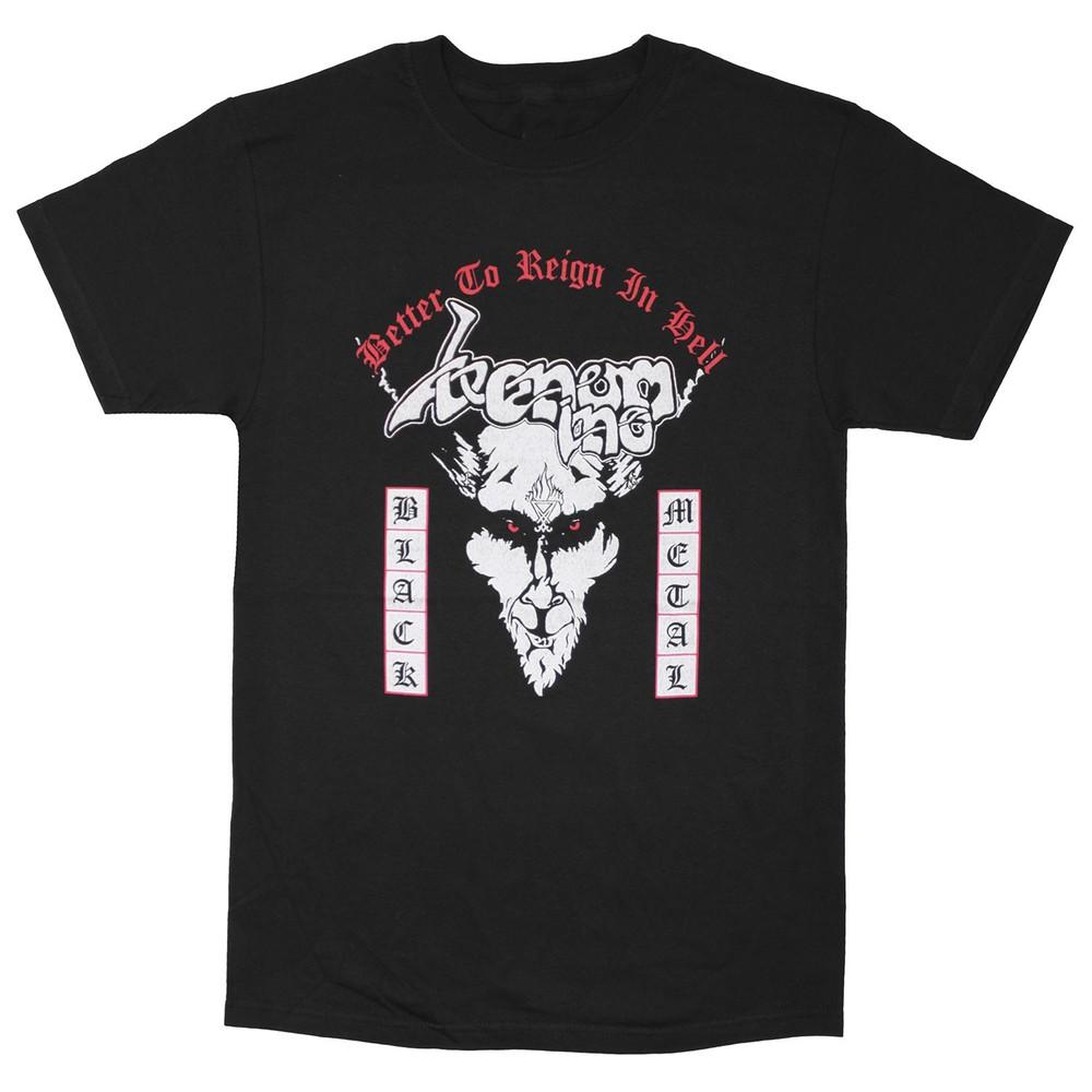 

Men s Venom Inc. Black Metal Better To Reign In Hell T-shirt Black M