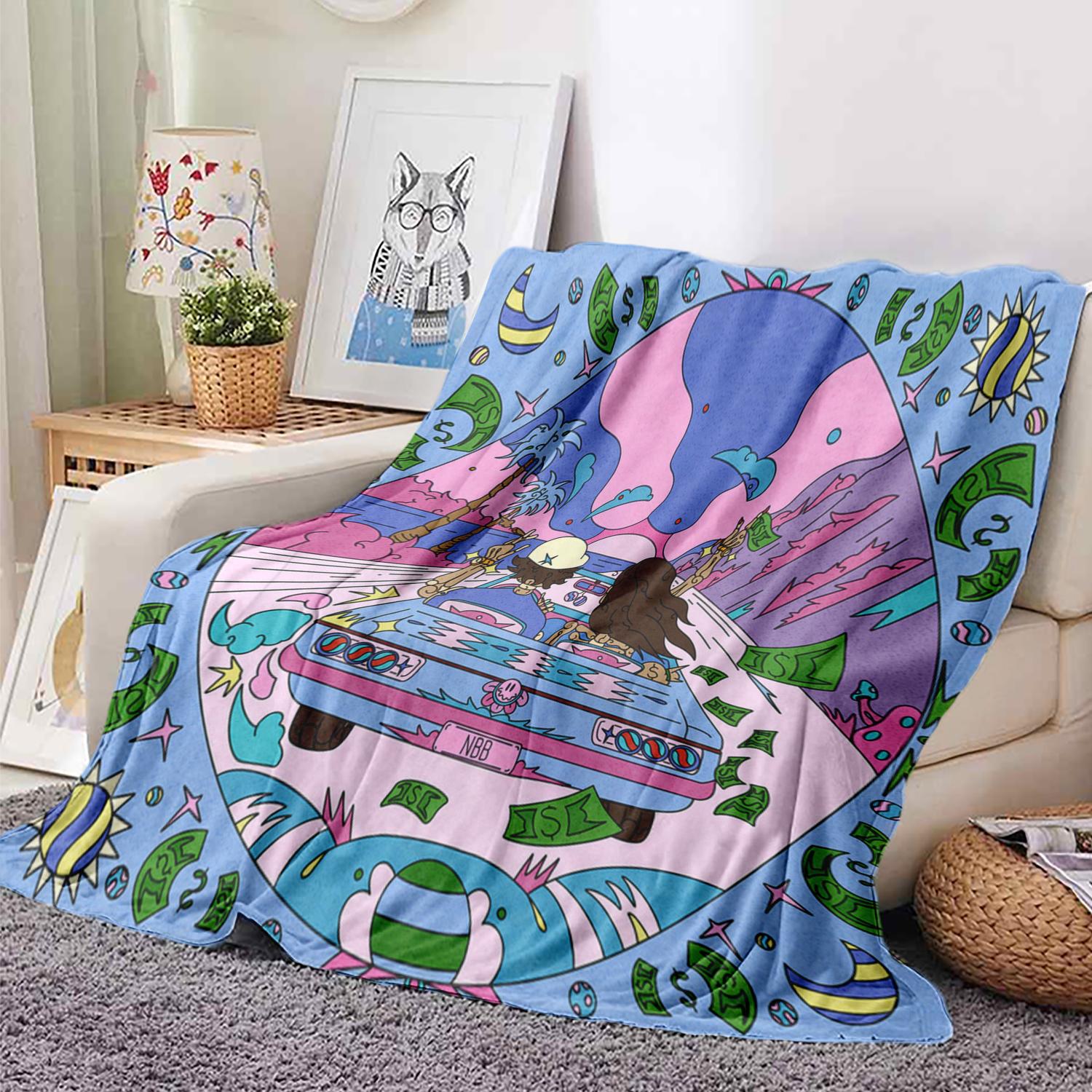 

Hot Pop Songs No Broke Boys Disco Liines TIinas Blanket Flannel Blanket Throw Blankets for Bedding sofa UltraSoft Bedroom Quilt 75x100cm (30x40inch)