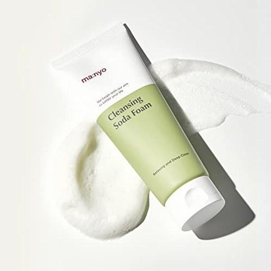 MANYO Pure Deep Cleansing Foam Soda 150ml 99 natural origin pore blackhead sebum removal fine dust 42 types active ingredients low irritation Korean