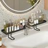 60CM Bathroom Washbasin Stainless Steel Storage Rack Multifunctional Grid Sink Storage Rack Waterproof and Rust Resistant