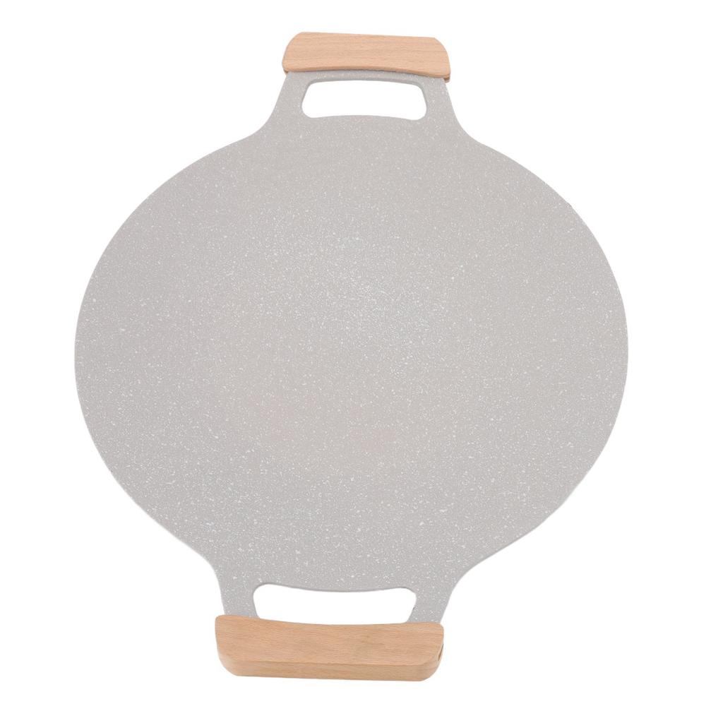 Indoor Outdoor Korean Grill Pan Nonstick Aluminum BBQ Grill Plate with Handles for Gas Stovetop