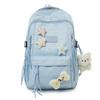 Schoolbag1011 New Small Fresh Primary and Secondary School Student Schoolbag Korean Version Female College Student Backpack Large Capacity Double 