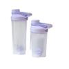 Smoothie Shaker Cup with Scale: Protein & Electrolyte Mixer, Plastic Sports & Fitness Water Bottle