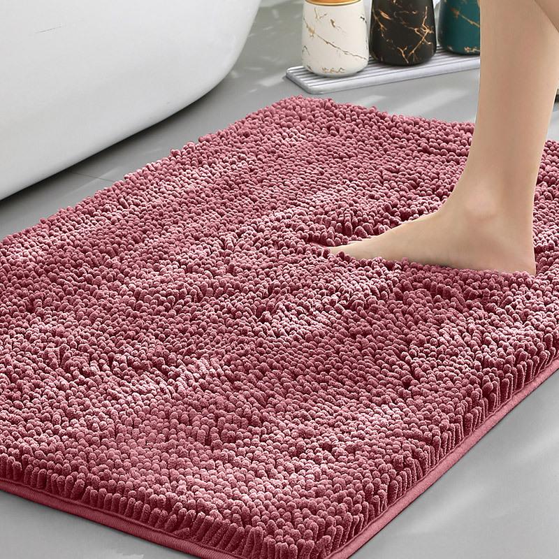 Water-absorbent Non-slip Foot Mat,Chenier Carpet,Bathroom Mat, Anti Slip Carpet, Bathroom Floor Mat