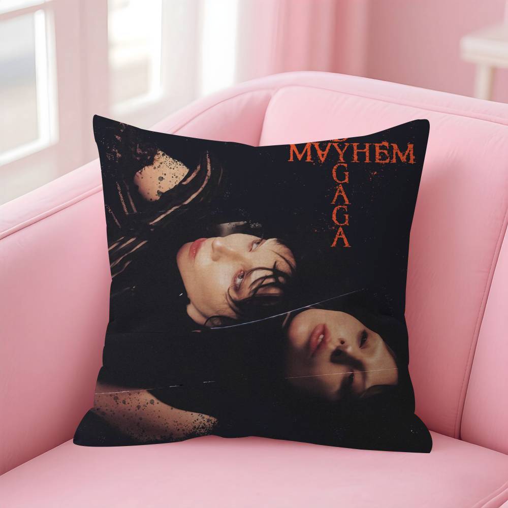 Singer QLADYGAsGAs MAYHEM Pillow Cushion Cover Pillowcase Living Room Sofa Home Decor Customized