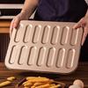 Realistic Finger Cookie Mold Carbon Steel Breadstick Ladyfinger Mould Easy Press Biscuits Stick Mould Metal Bakewares