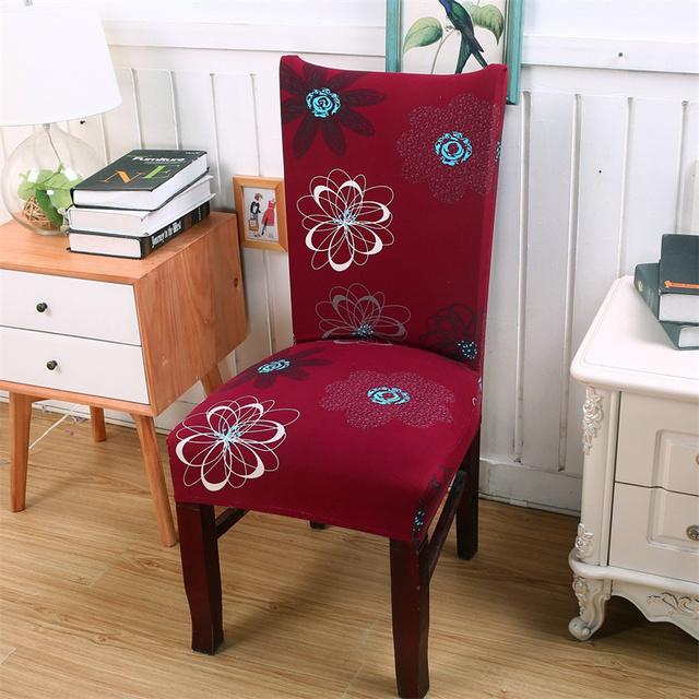 Elastic Chair Slipcover Case Stretch Chair Covers For Wedding Hotel Banquet Dining Room Spandex Dining Chair Cover