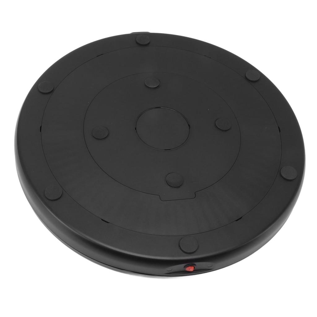 45cm Remote Control Black Display Turntable 360° Electric Display Turntable Stand for Photograph 100‑240V EU Plug