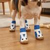 4Pcs Hollow Out Dog Breathable Net Shoes Non-slip Dog Paw Protectors Mesh Dog Shoes  Hot Pavement