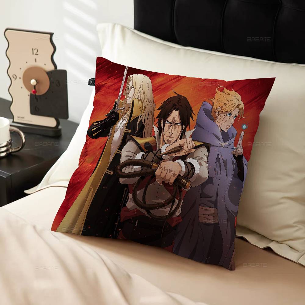Game C-Castlevanias Symphony Of The Night Cushion Cover Inches Farmhouse Decor Home Throw Pillow Covers For Couch Decorations