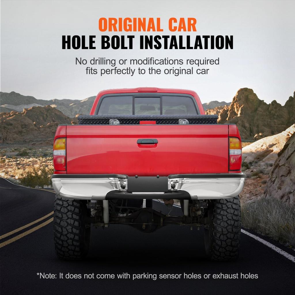 Rear Step Bumper Steel Bumper for 1999-2007-Ford F250/Ford F350 Super Duty