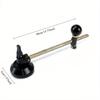 1 PC Adjustable Multi-Size Wheel Compass Glass Circle Cutter Tool - Durable Metal & Plastic Construction with Suction Cup Ideal