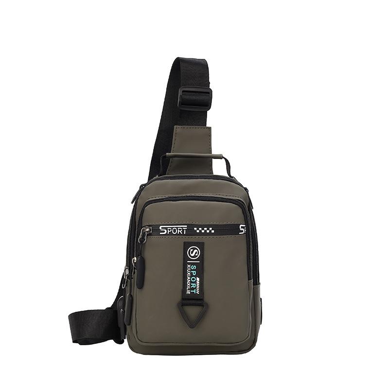 Bolso de pecho Unisex, bolsa de Almacenamiento Simple, mochila pequeña de viaje ligera, bolso cruzado, bolsos individuales de moda informales