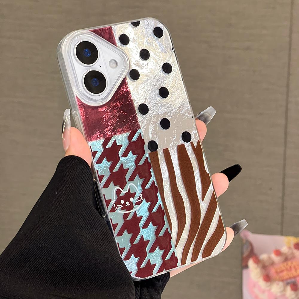 Phone Case for iPhone 11 13 16 Pro Max iPhone 14 15 Pro Max 12 13 Pro Max 16 Plus  13 Pro 14 Pro Glacier Pattern High-grade Color