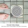 Floor Drain Filter Stainless Steel Round Drainage Shower Strainer Mesh Piece Anti Blocking(82mm )