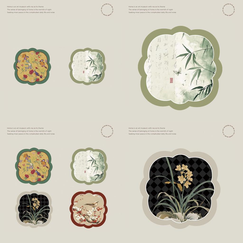 New Chinese Style Zen Tea Mat With Diatom Mud Absorbent Waterresistant Flower Pattern For Home Use