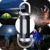 LED Portable Keychain Mini Flashlight Multifunctional Floodlight with Hook Suitable for Hiking, Reading, Fishing, Camping, and Emergency Use