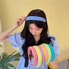 Koreanisches Haarband Einfarbige Süße Schwamm-Kopfband Verdickendes und Höher machendes Haarband Mode-Haarband Haar-Accessoires