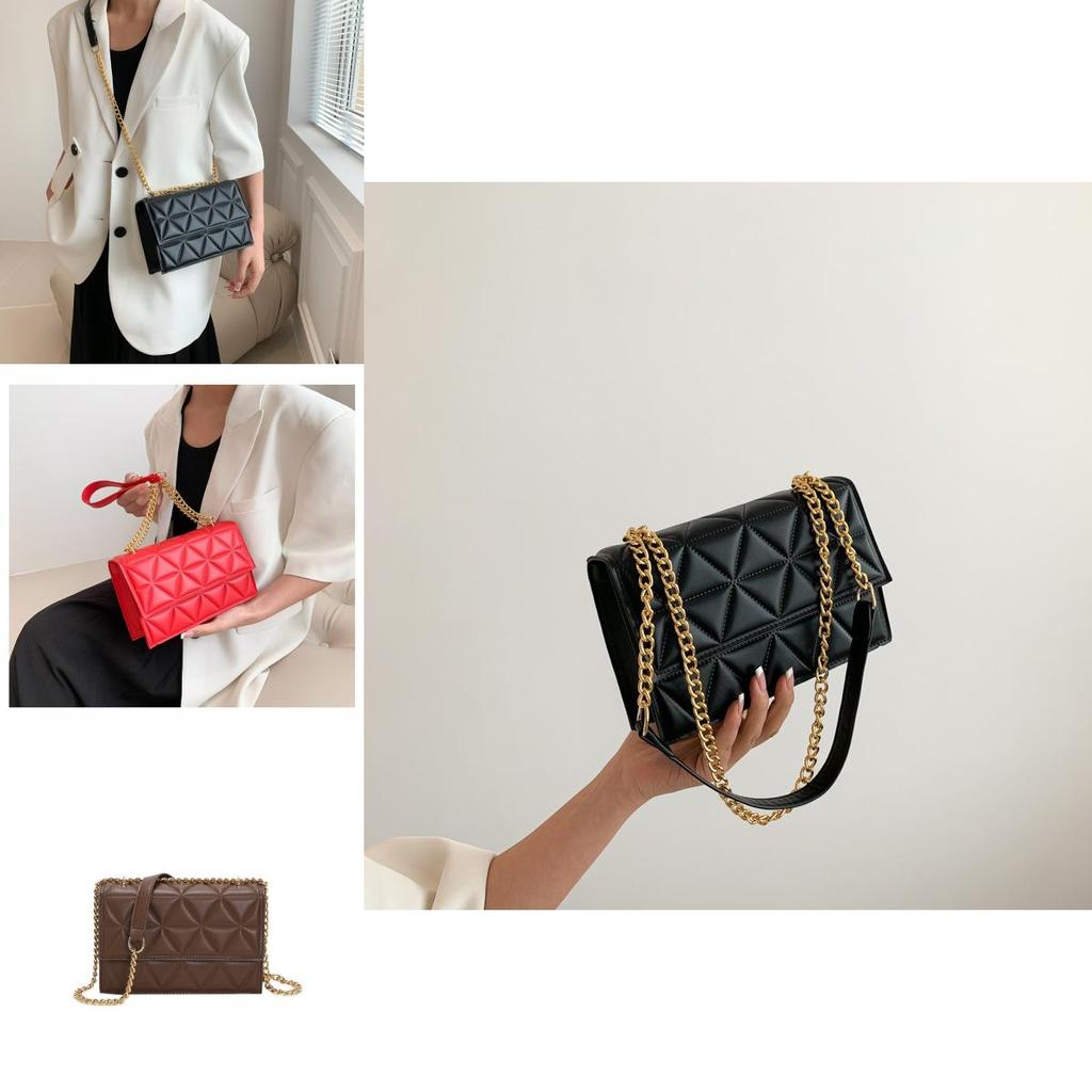 Stylish Pu Leather Small Box Handbag For Women With Magnetic Closure And Sleek Design