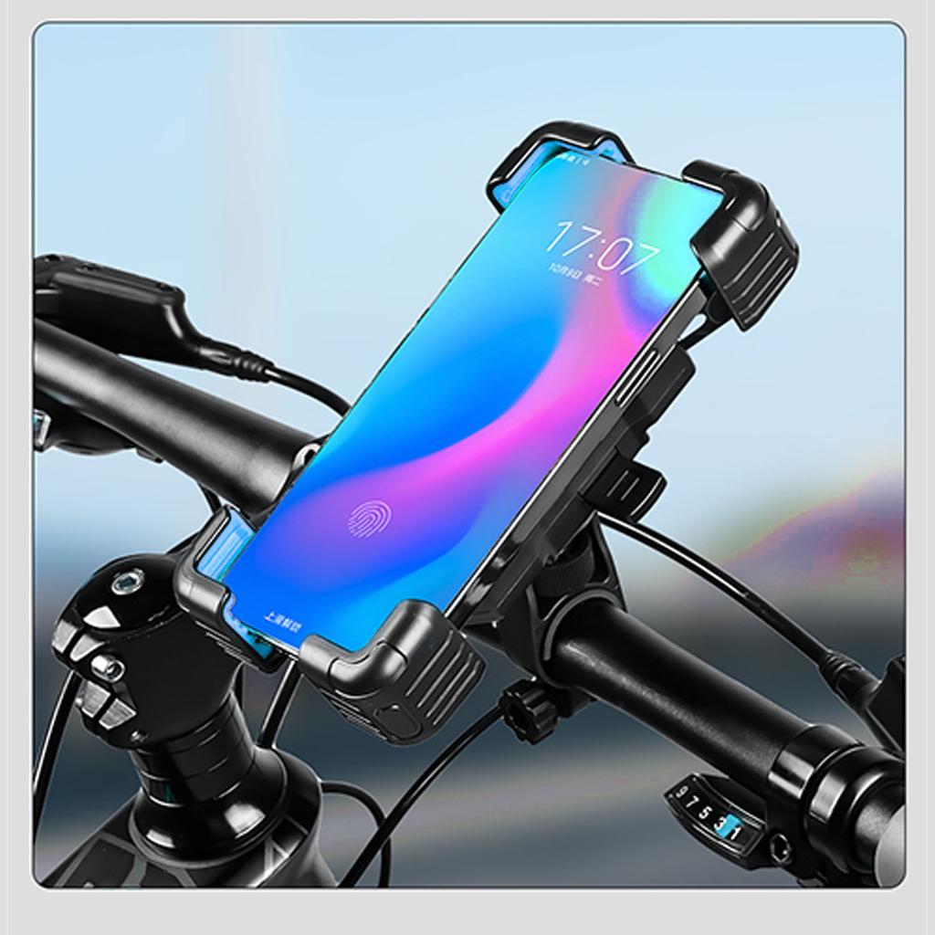 Bike Phone Holder Anti Shake Lightweight Multifunctional Navigation Cell Phone Clamp for s Mountain Bikes