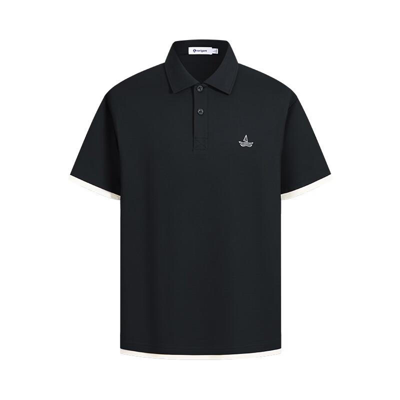 Navigare Men's Loose Fit Polo Shirt