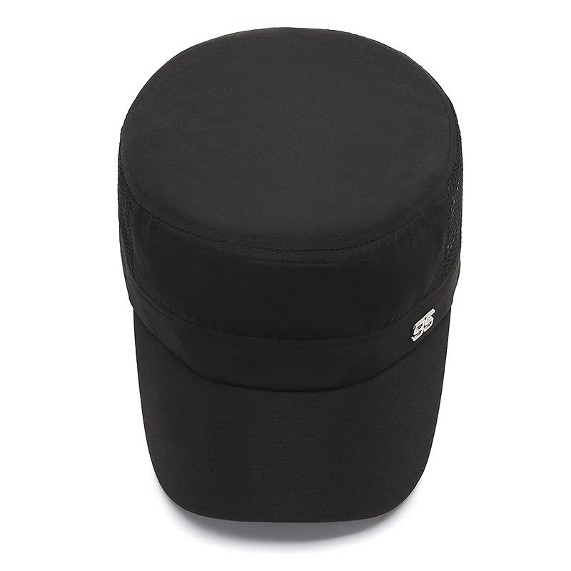 New Spring and Summer Men's Mesh Hat, Thin Breathable Middle-aged and Elderly Hat, Sunshade and Sunscreen, Casual Summer Flat Top Hat
