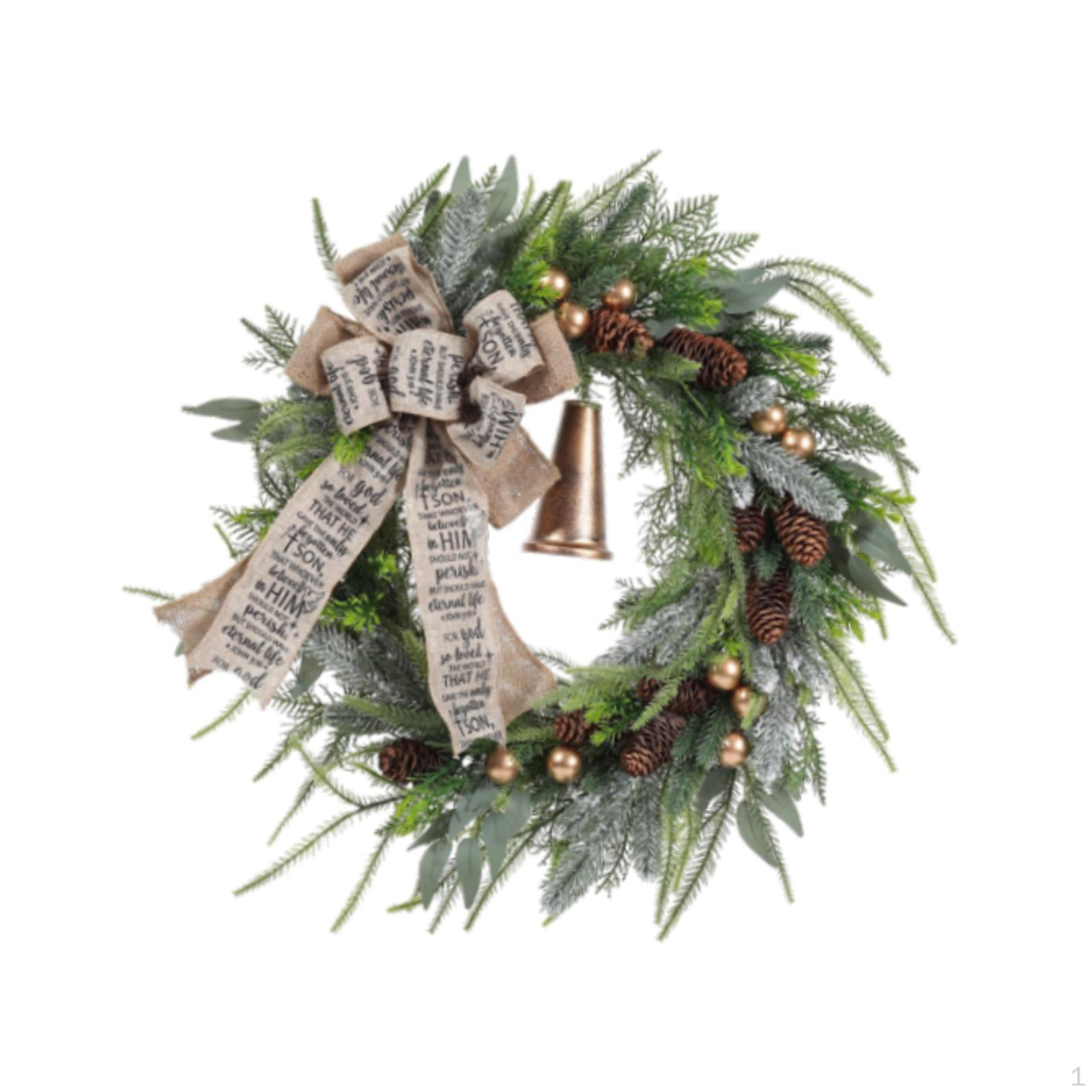 

Artificial Christmas Wreath for Front Door Porch