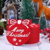 10pcs Festive Red Felt Coasters with Snowflake Design, Absorbent Christmas Coasters, Suitable for Holiday Drink Decoration