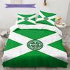 Celtic F.C Minta Ágynemű Paplan Szett Lakásdekoráció Ajándék (1 * paplanhuzat + 2 * párnahuzat mag nélkül)