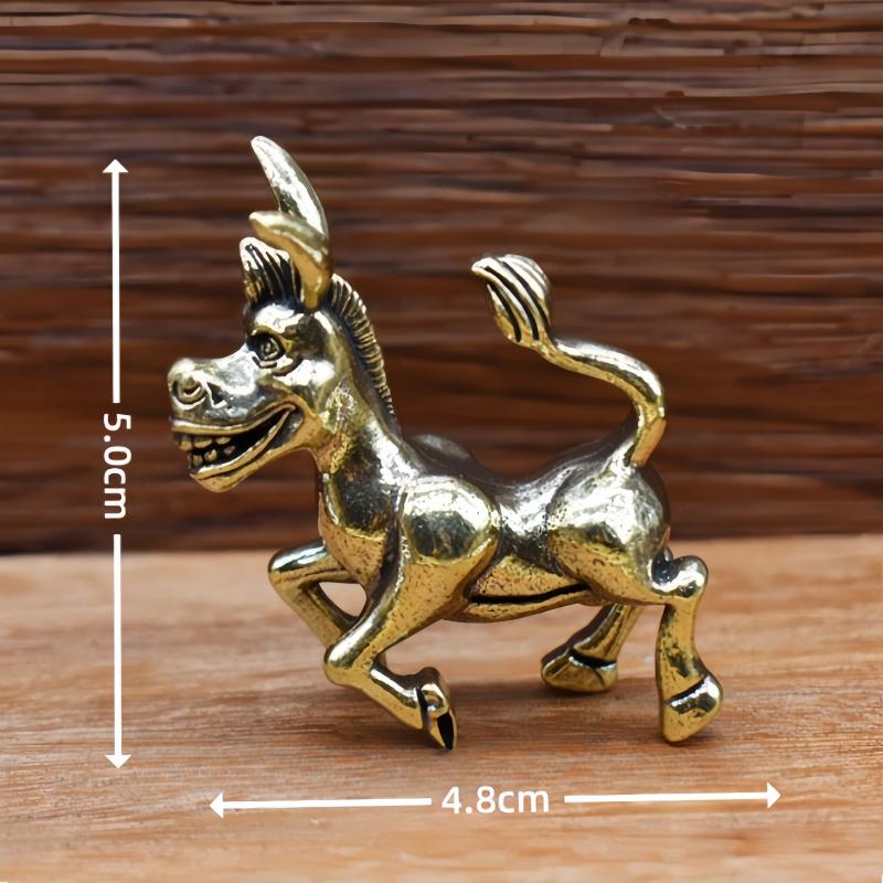 

1 шт. Креативная ретро фигурка осла или овцы, украшение для рабочего стола в офисе, гостиной, дома, культурный и творческий ручной работы, чайный питомец