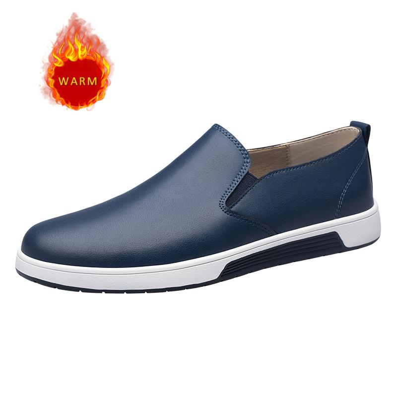 

Autumn Soft Soled Comfortable Loafers Flat and Lightweight Men s Leather Casual Shoes Anti Slip Commuting Men s Driving Shoes 48