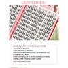 Lazy Cat Elf Eyelashes Book 180pcs Large Capacity Enlarge Your Eyes Naturally DIY Lash Clusters with Glue Set