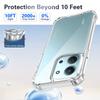 KEYSION Vier-Ecken Stoßfestes Transparentes Case für Redmi 15C 171mm Weiches TPU+PC Klare Handy-Rückseite für Xiaomi POCO C85